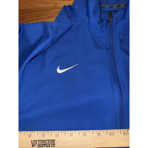 Nike Air Force Academy Team Jacket Mens Medium Blue Full Zip USA Military Sports - Picture 6 of 7